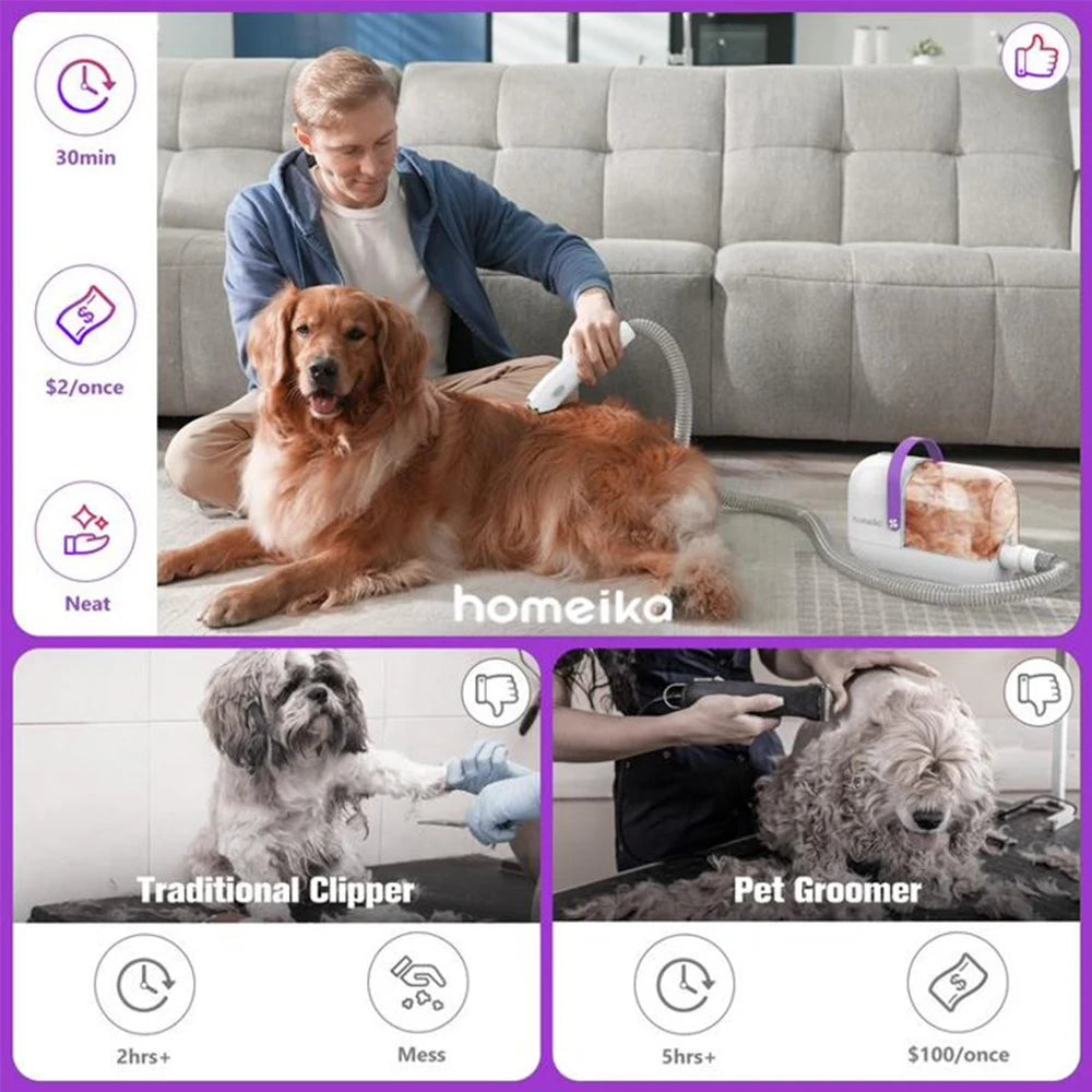 Pet Hair Suction Vacuum – Designed for Dogs & Cats