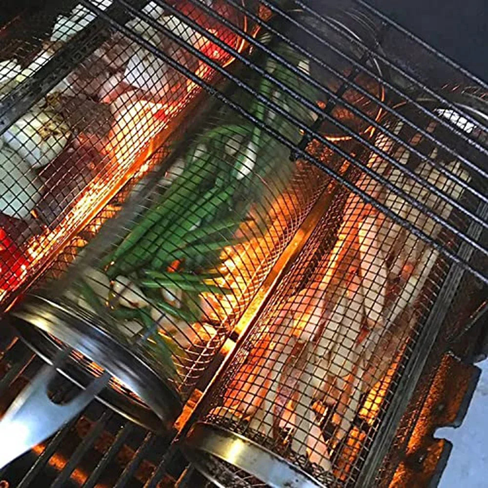 Outdoor BBQ Grill Basket