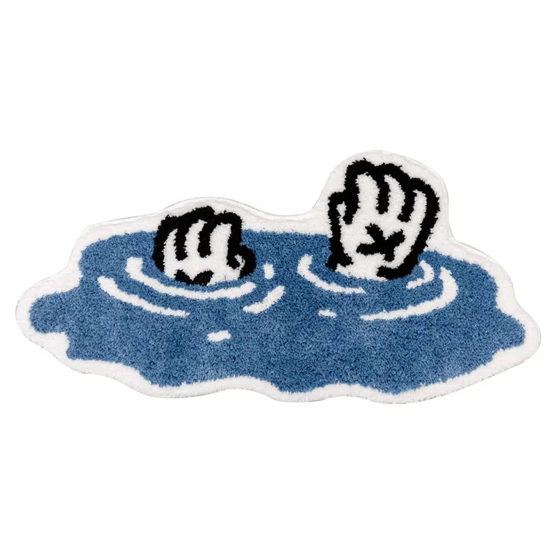 Puddle Handprint Floor Mat