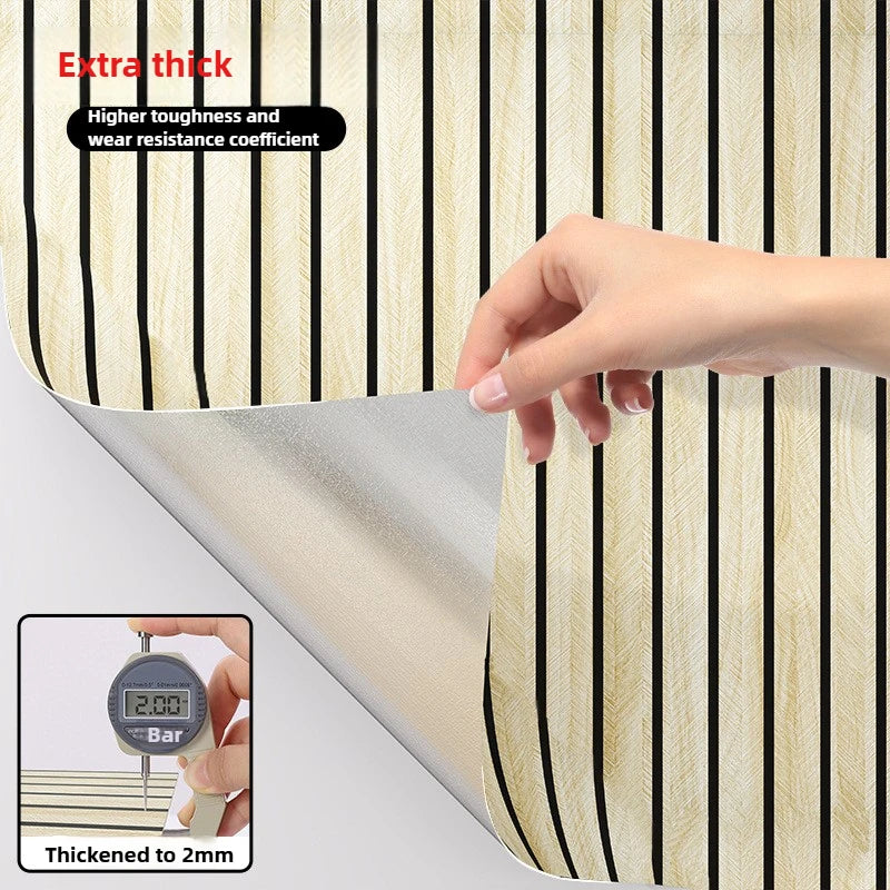 Waterproof Faux Plaid Wall Covering