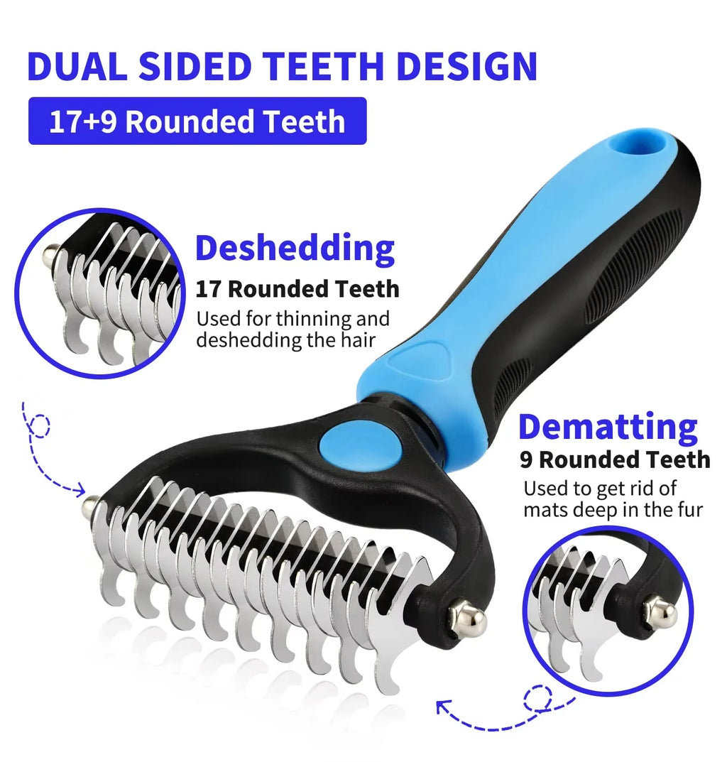 Pet Grooming Comb – Cats & Dogs