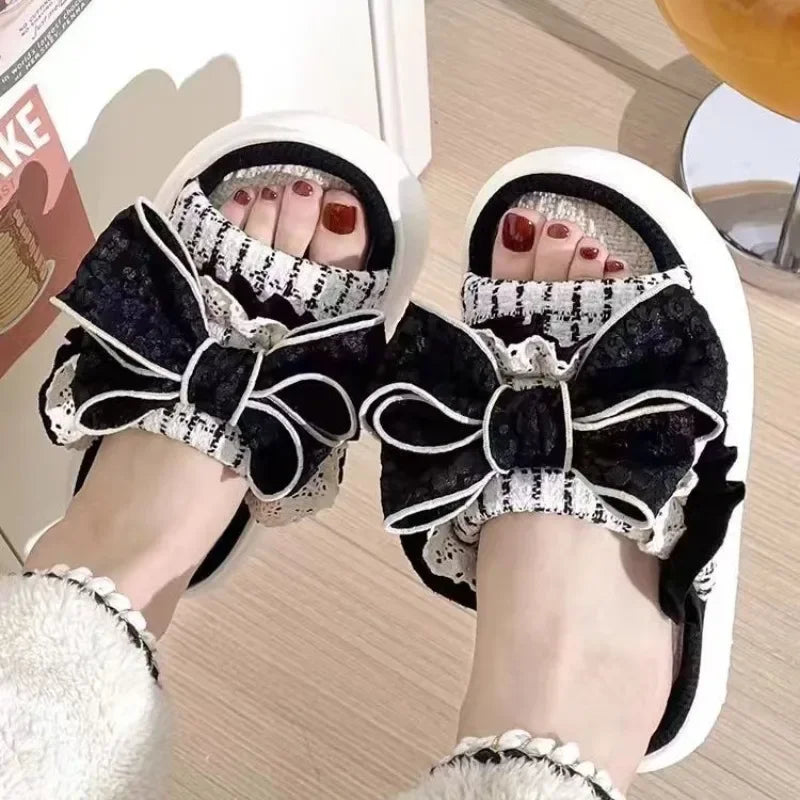 Women's Linen Slippers For Home