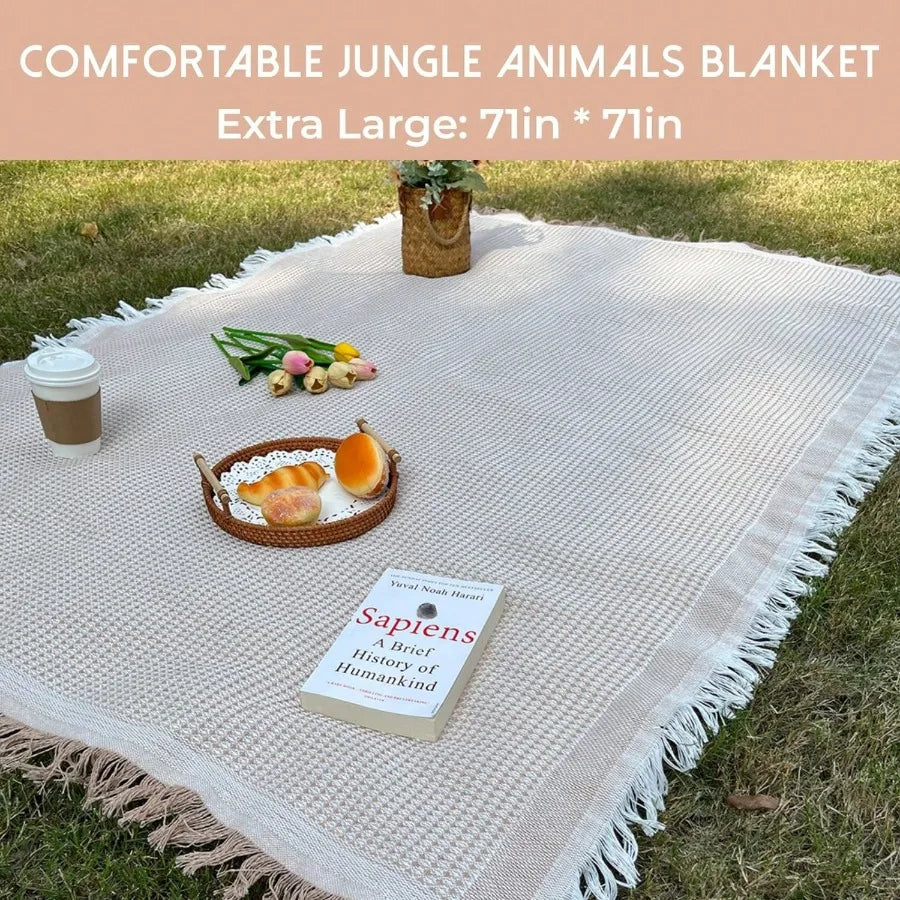 Stylish picnic blanket