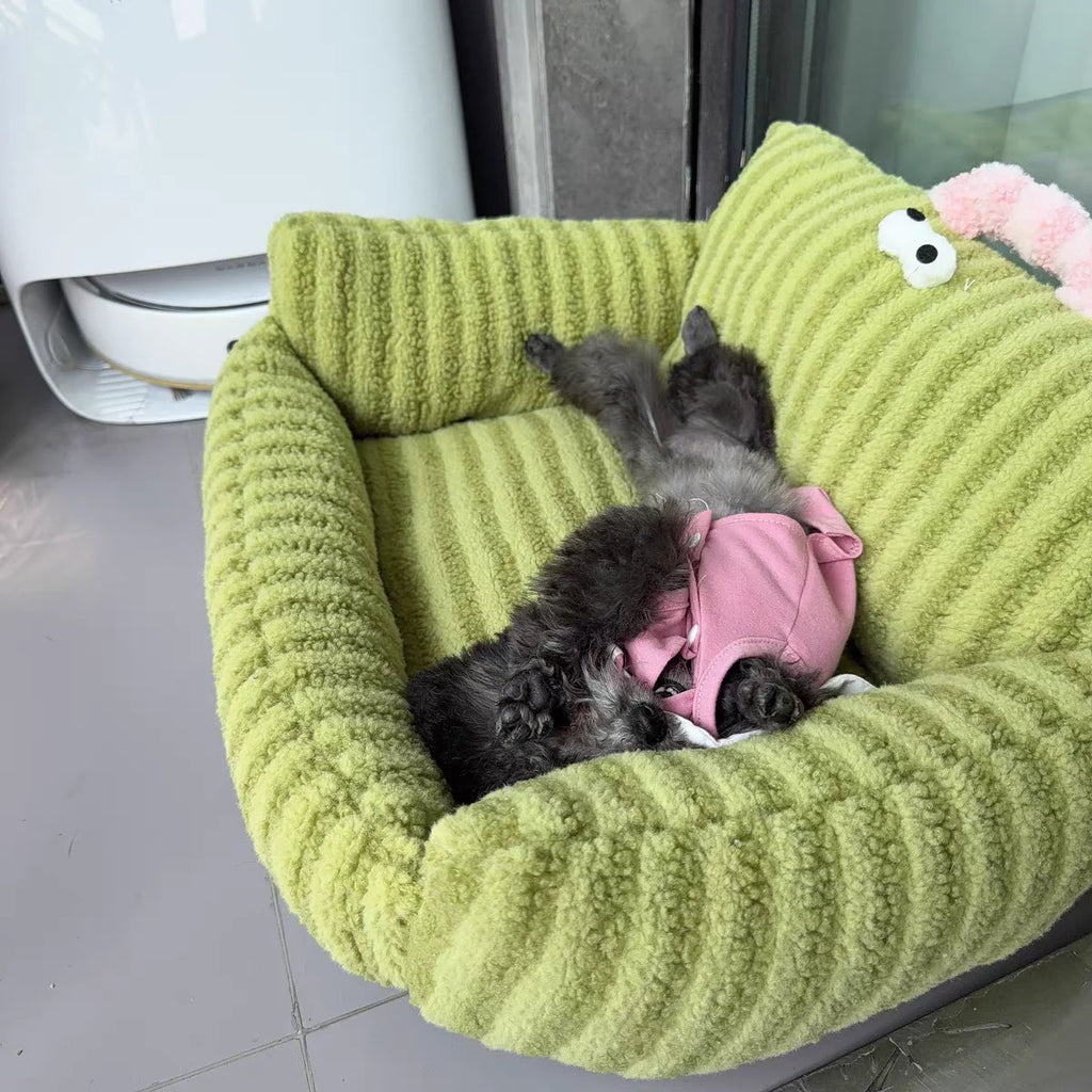 Winter Furry Pet Sofa