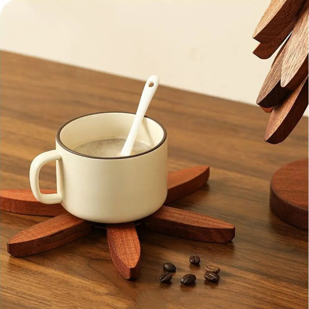 Wooden Christmas Tree Trivet