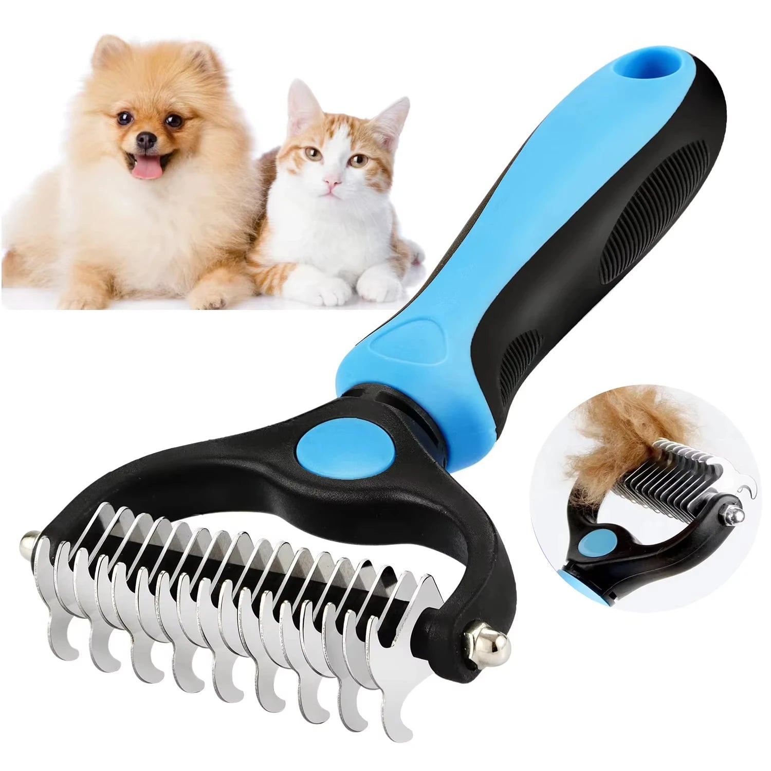 Pet Grooming Comb – Cats & Dogs