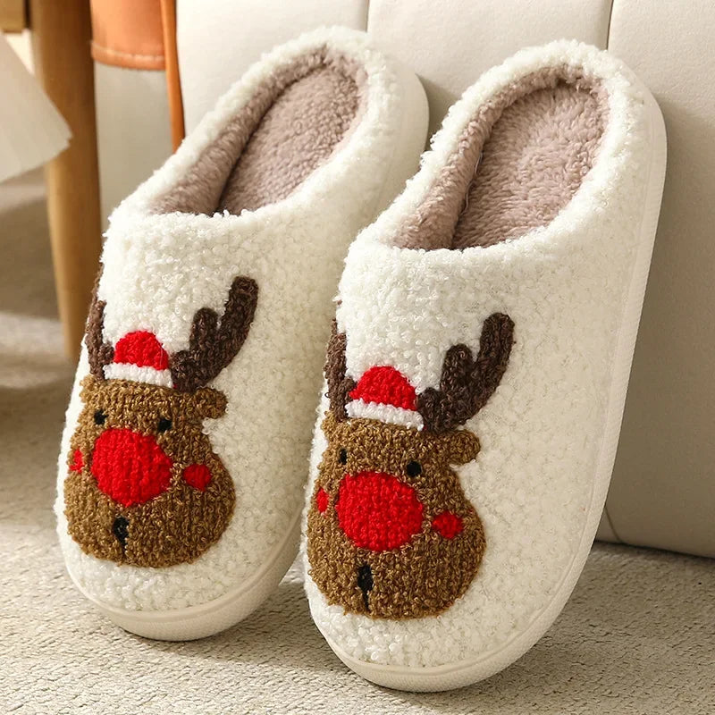 Christmas Cotton Slippers