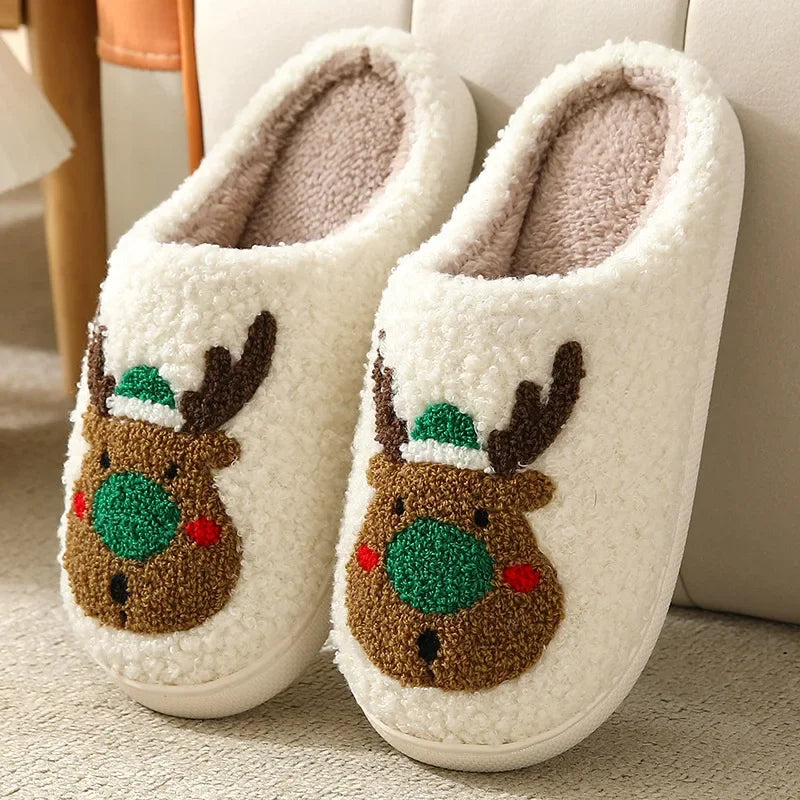 Christmas Cotton Slippers