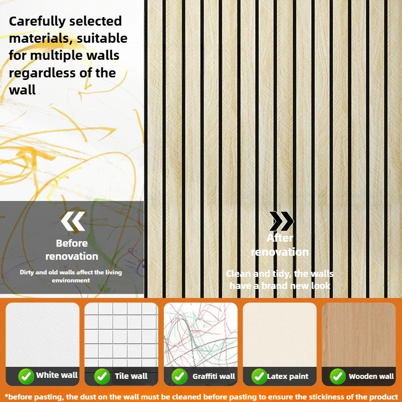 Waterproof Faux Plaid Wall Covering