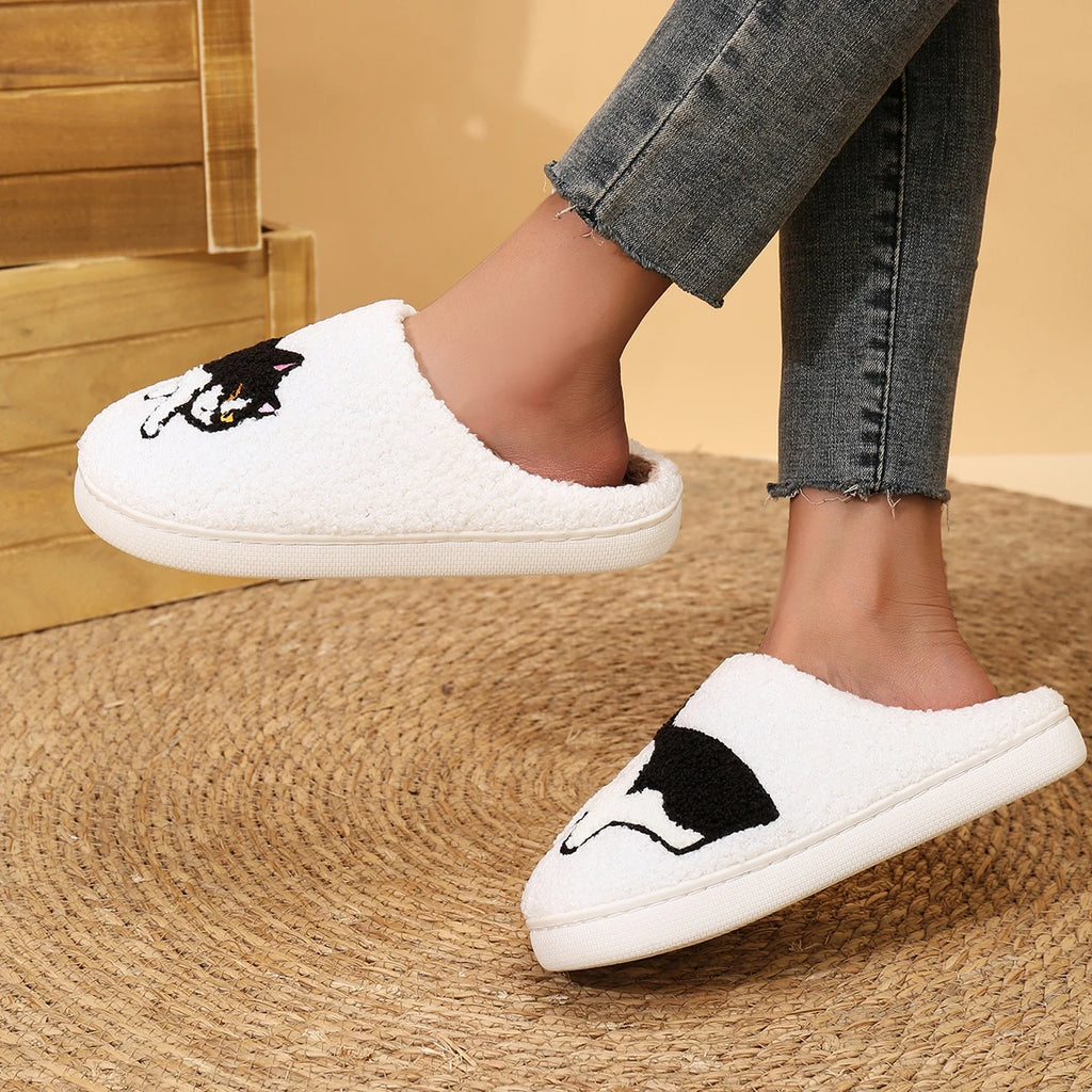 Plush Dog House Slippers