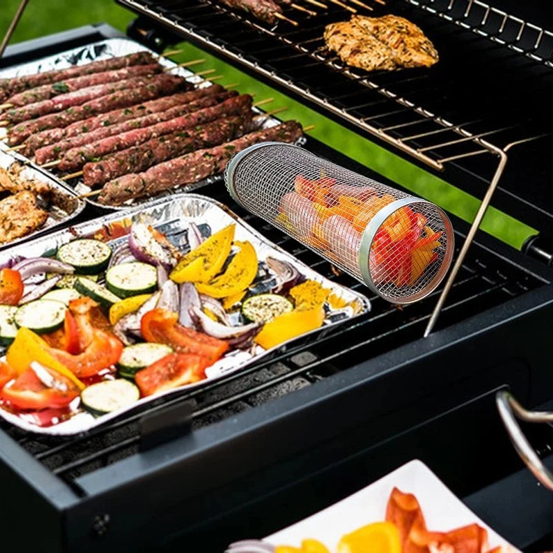 Outdoor BBQ Grill Basket