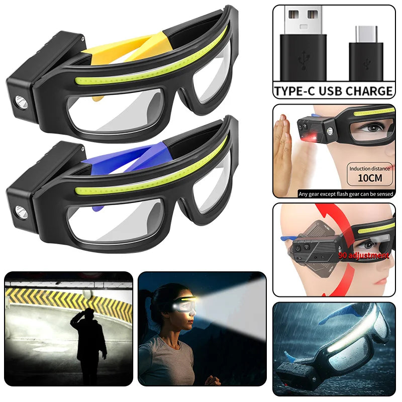 Outdoor Multifunction Glasses LED Light