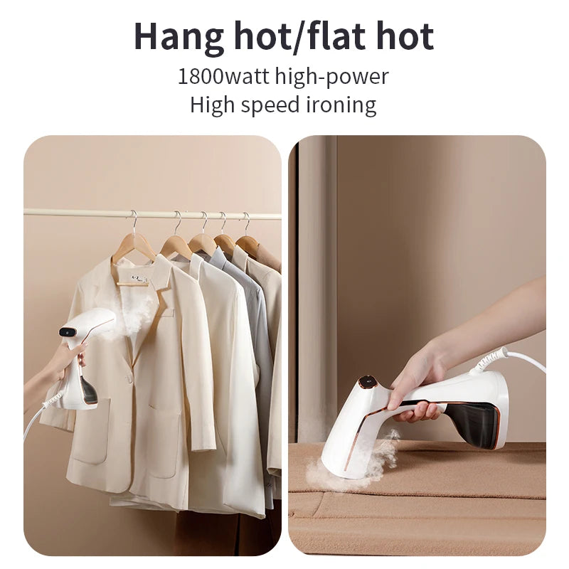 Handheld Steam Iron – 1640W Travel Steamer