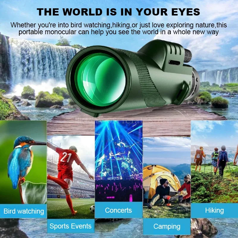 Compact Travel & Camping Telescope