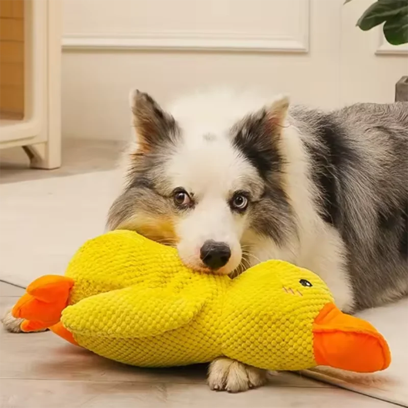 Duck Plush Dog Chew Toy