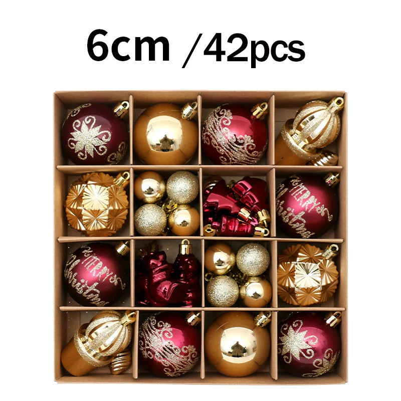42-Piece Christmas Ornament Set