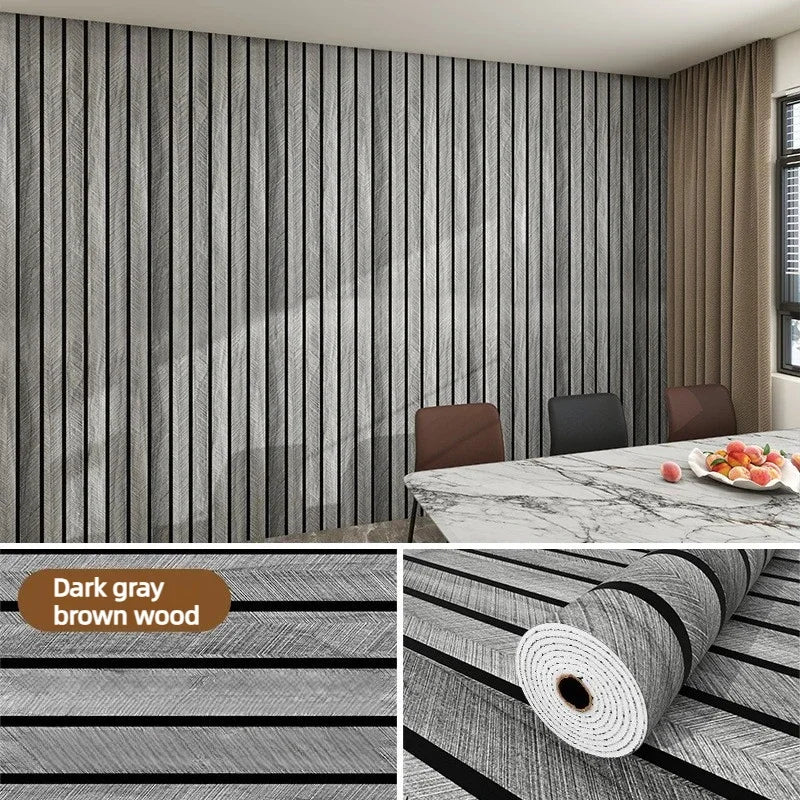 Waterproof Faux Plaid Wall Covering
