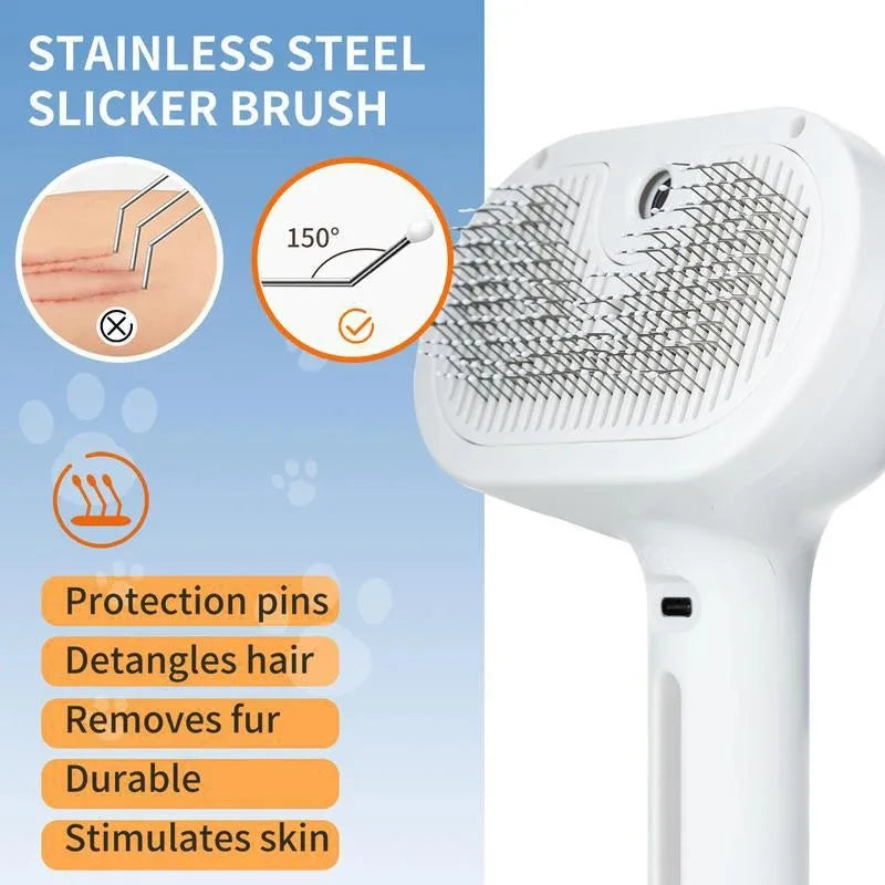 Pet Steam Massage Brush