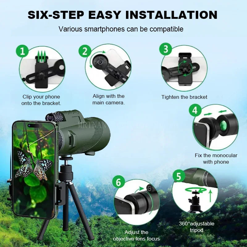 Compact Travel & Camping Telescope