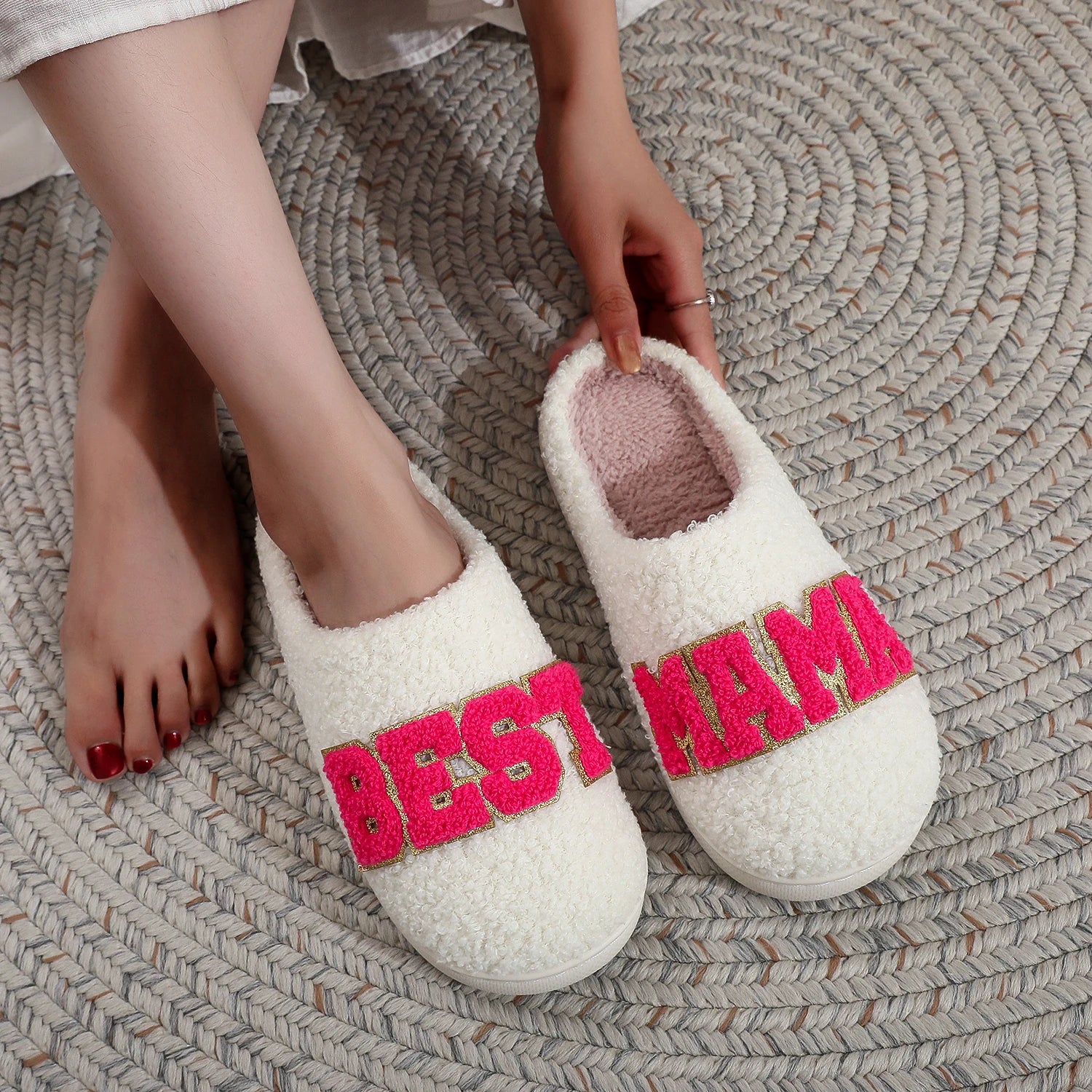Bestmama Cozy Furry Slippers