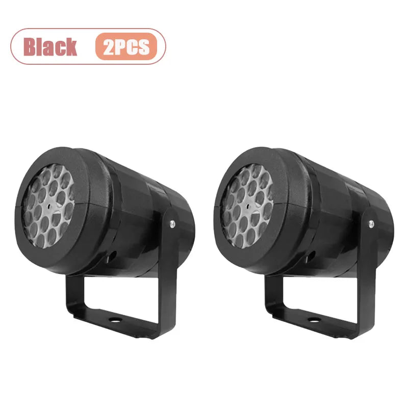 Christmas light Bulb With Snowflake Projection