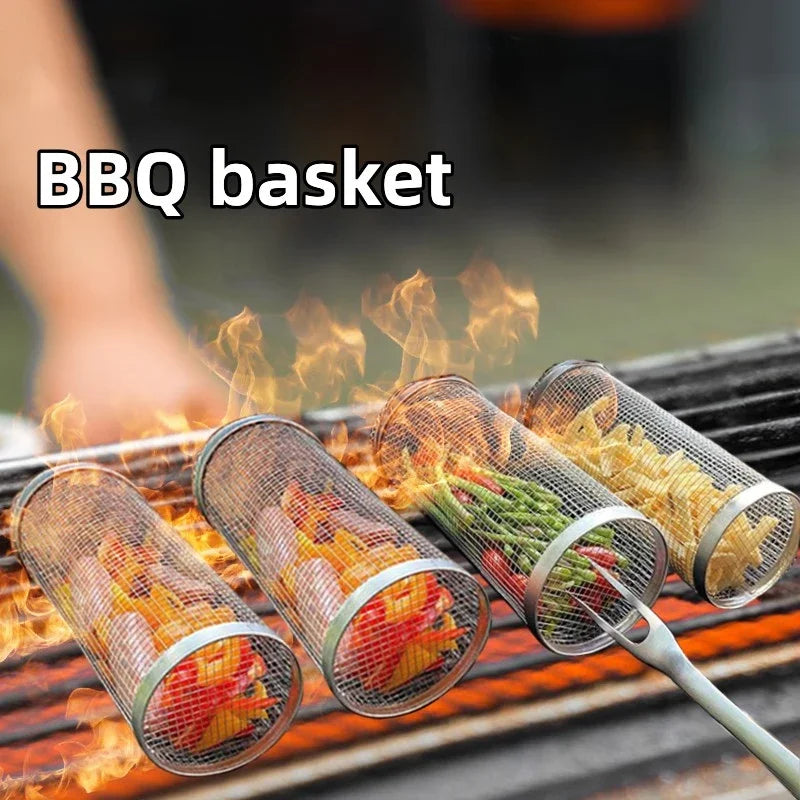Outdoor BBQ Grill Basket
