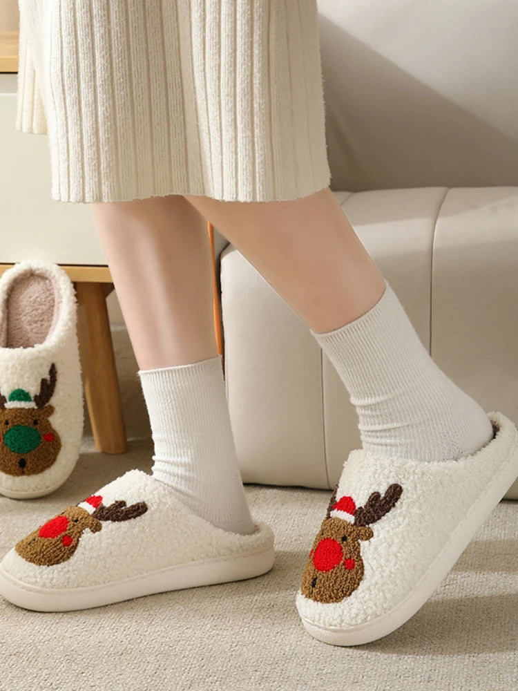 Christmas Cotton Slippers