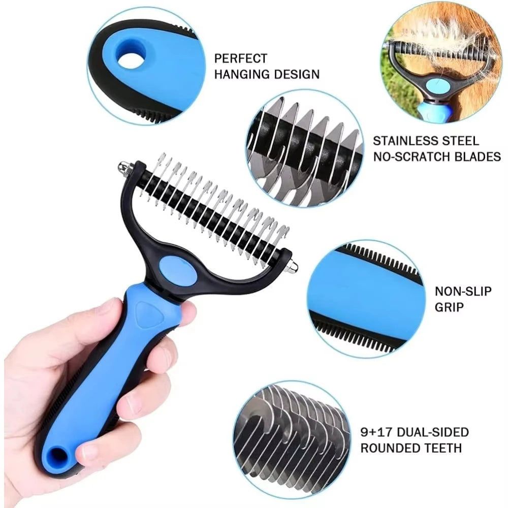 Pet Grooming Comb – Cats & Dogs