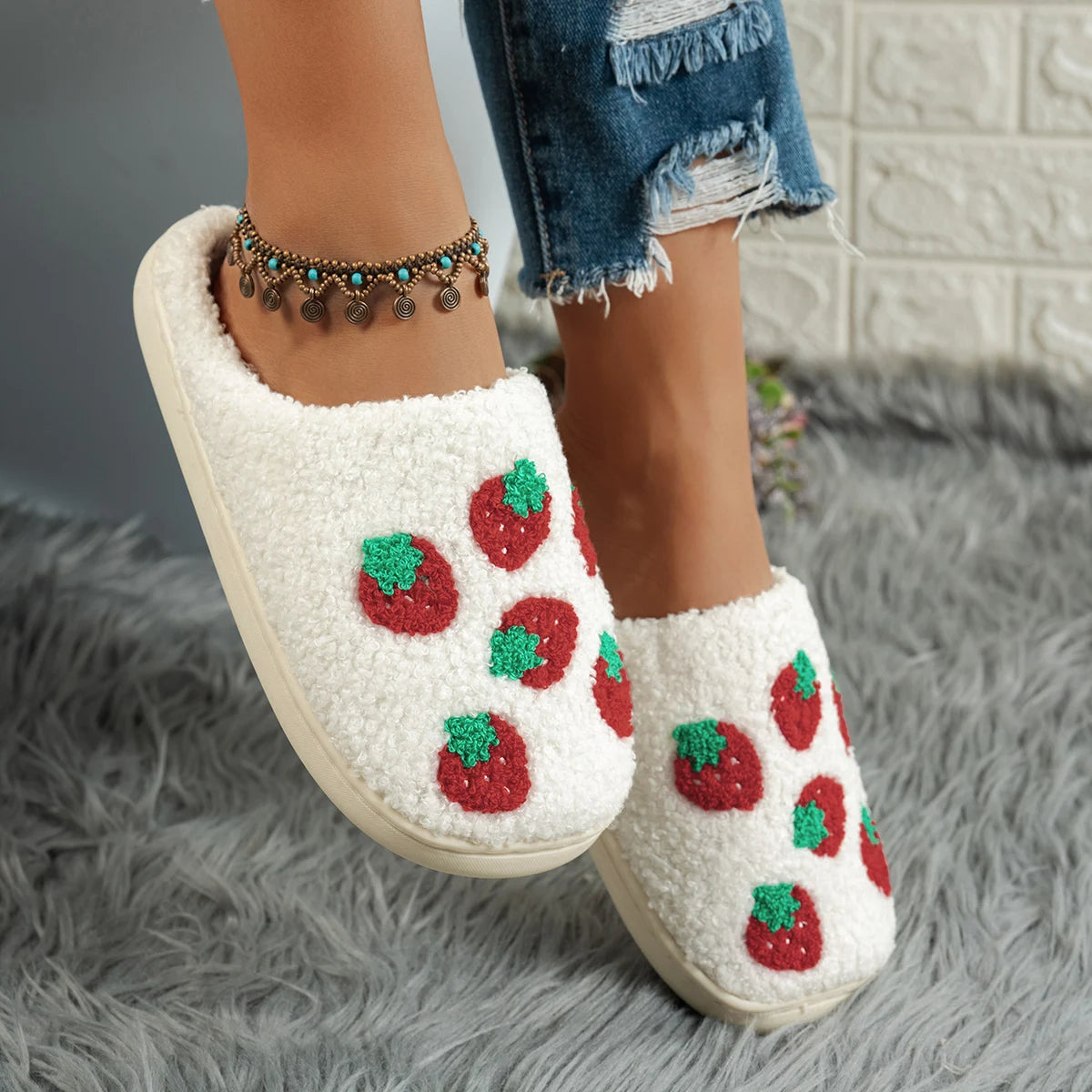 Strawberry Slippers
