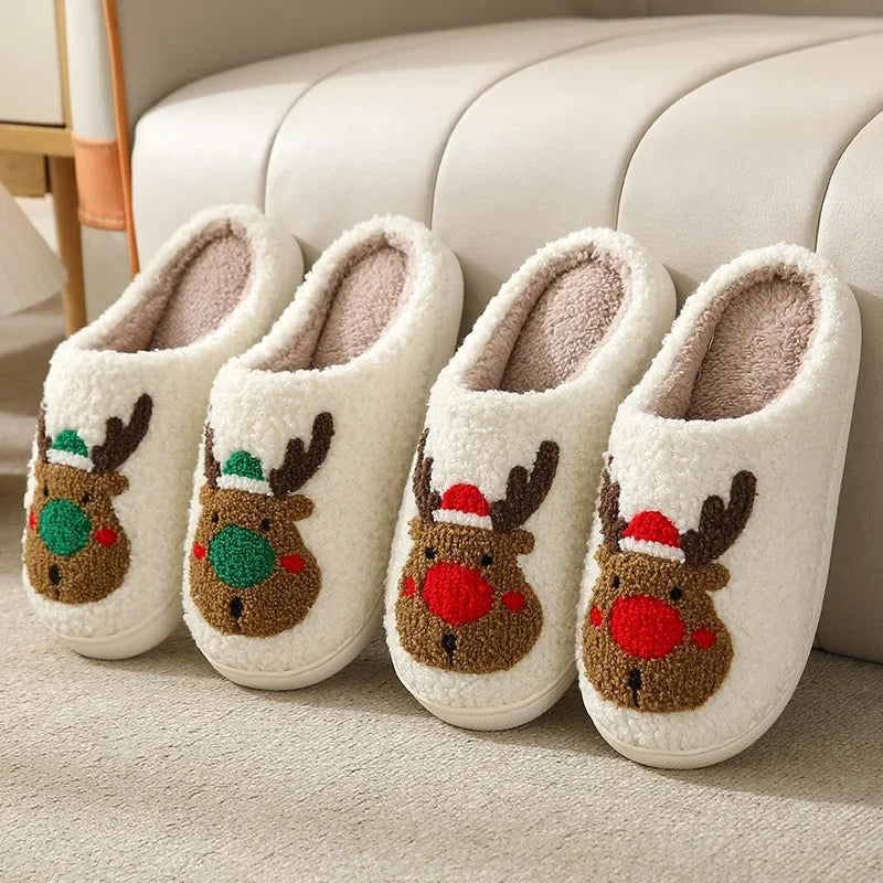 Christmas Cotton Slippers