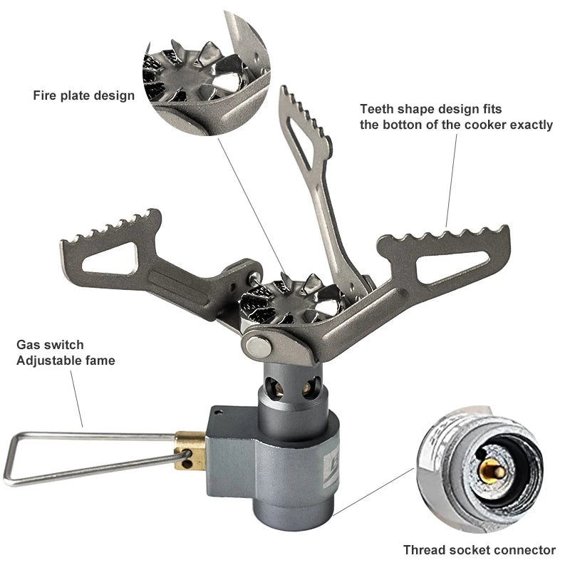 Compact Outdoor Cooking Gas Stove