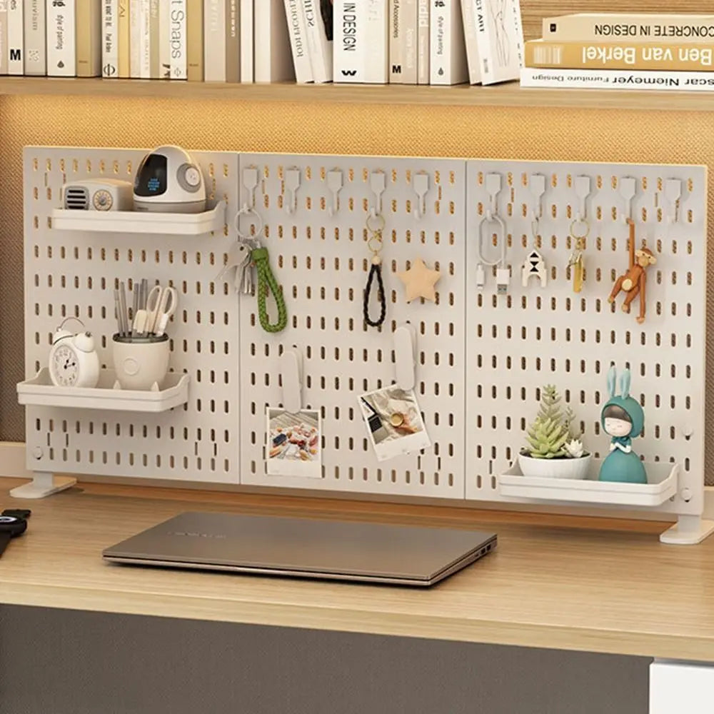 Wall-Mounted Plastic Pegboard