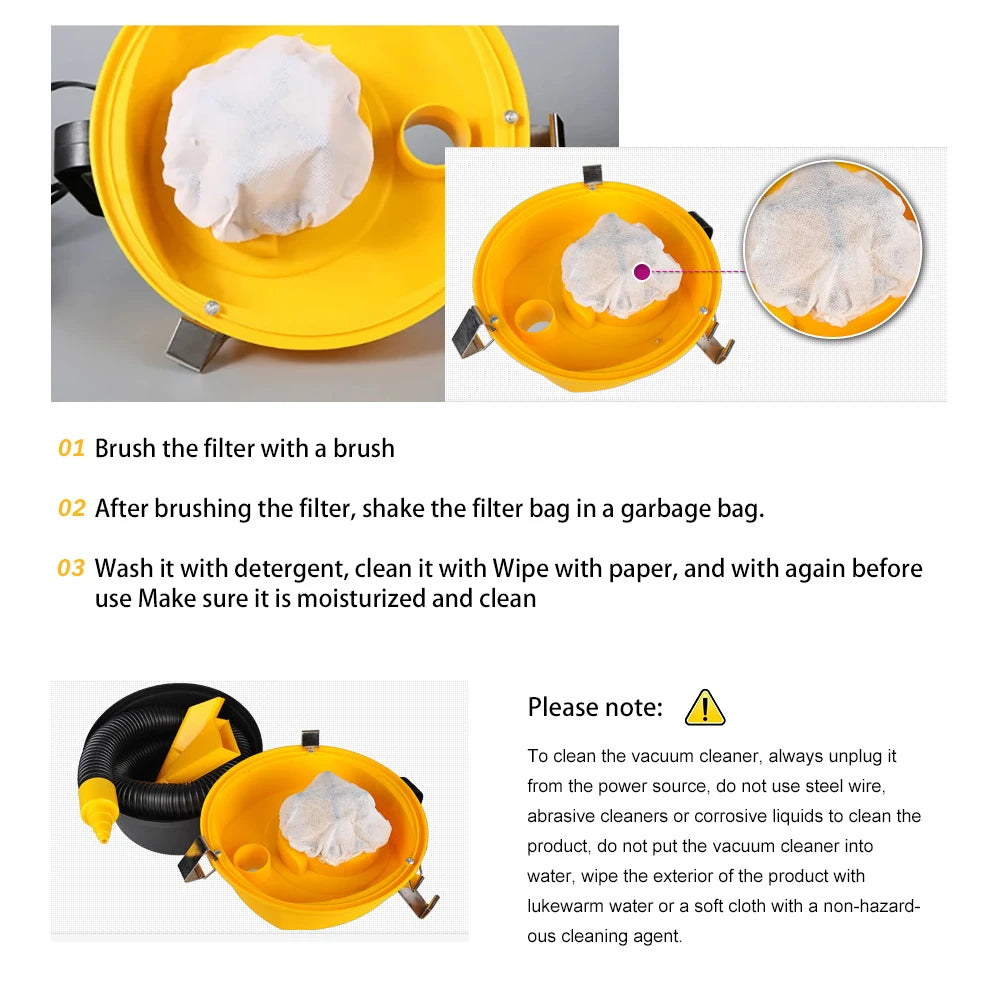 Multi‑Purpose Wet & Dry Car Vacuum Cleaner