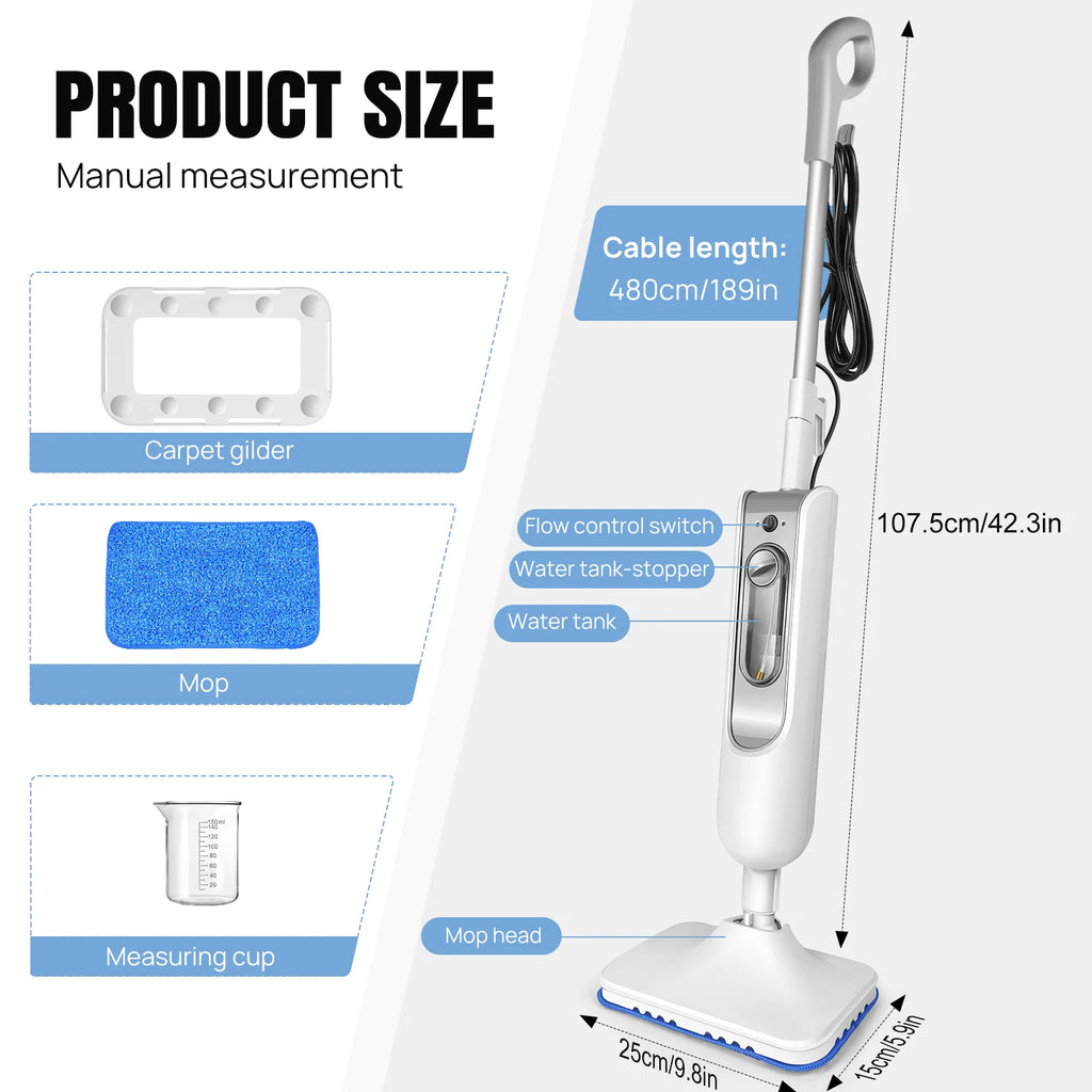 Steam Mop & Detachable Cleaner