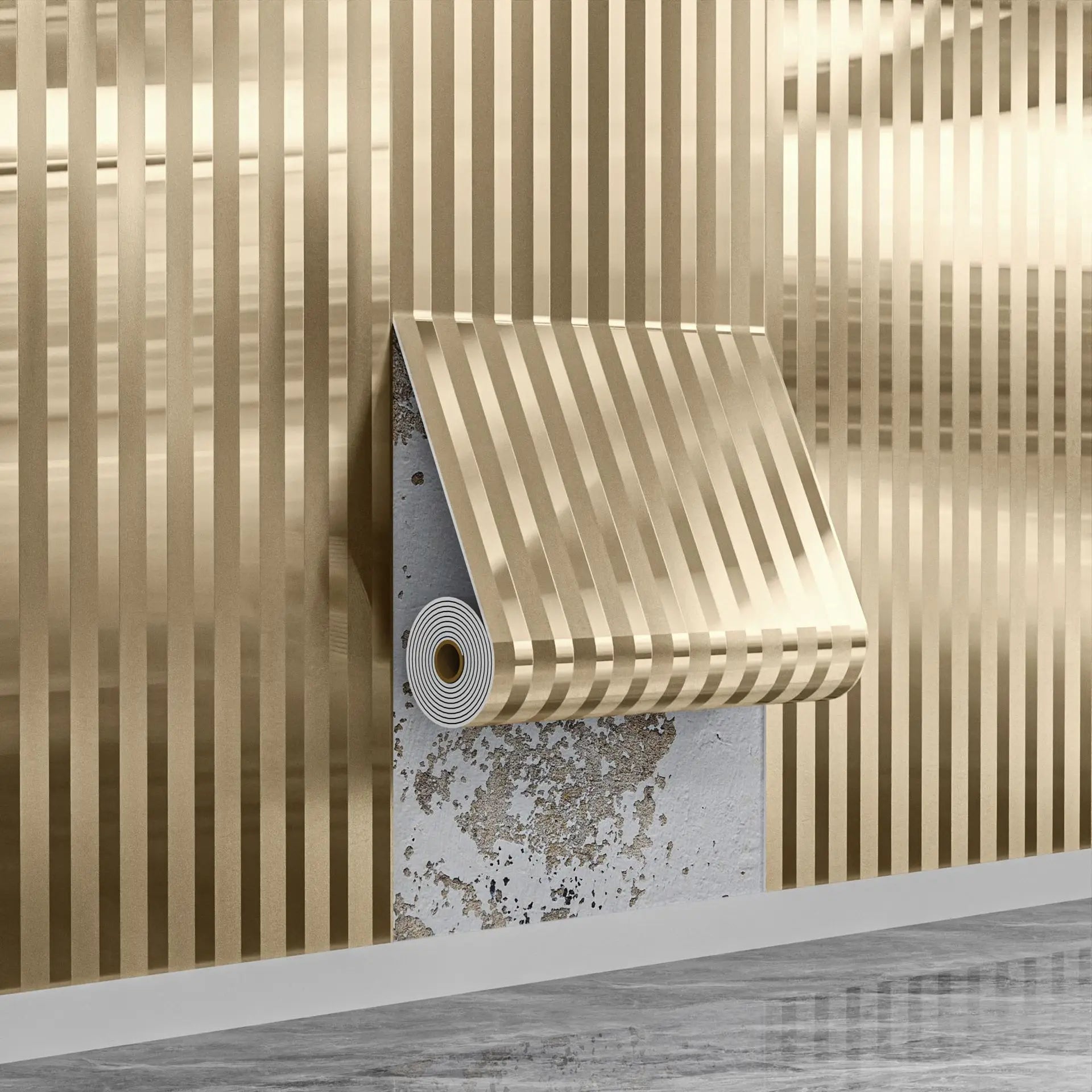 Waterproof Faux Plaid Wall Covering